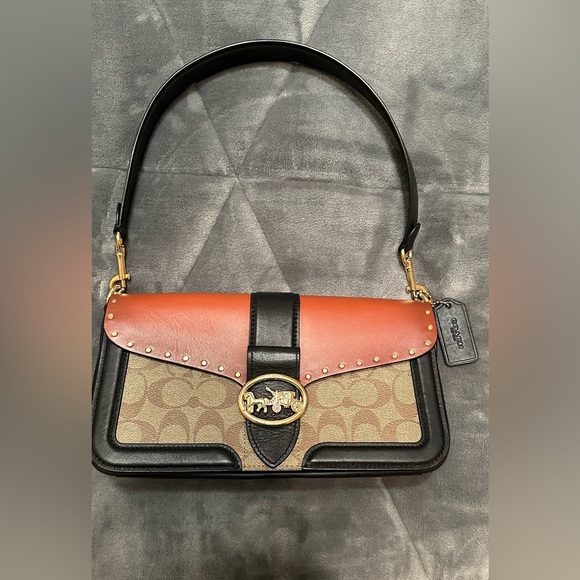 COACH SHOULDER HANDBAG - Picture 2 of 8